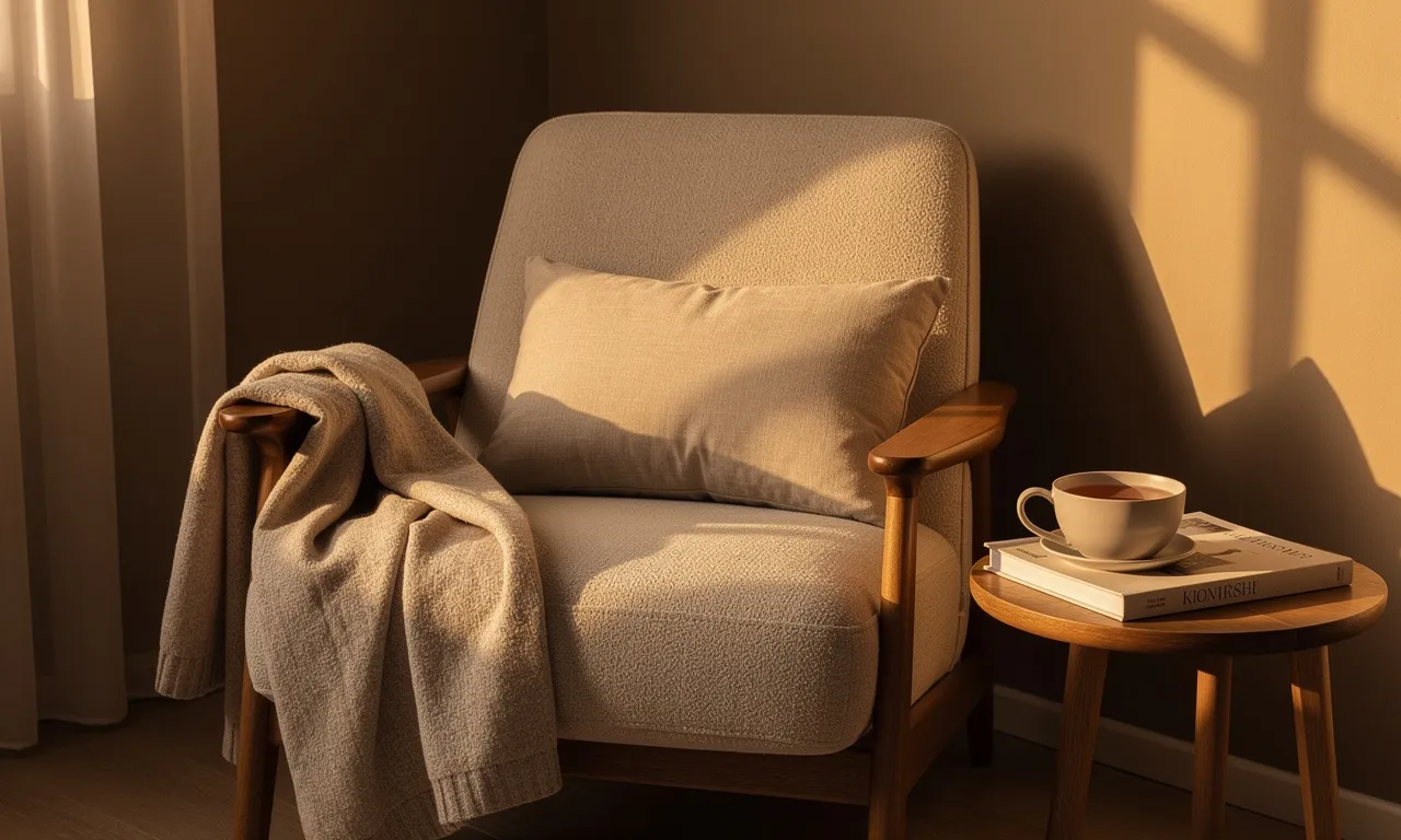 Repos et récupération dans une routine bien-être plus calme